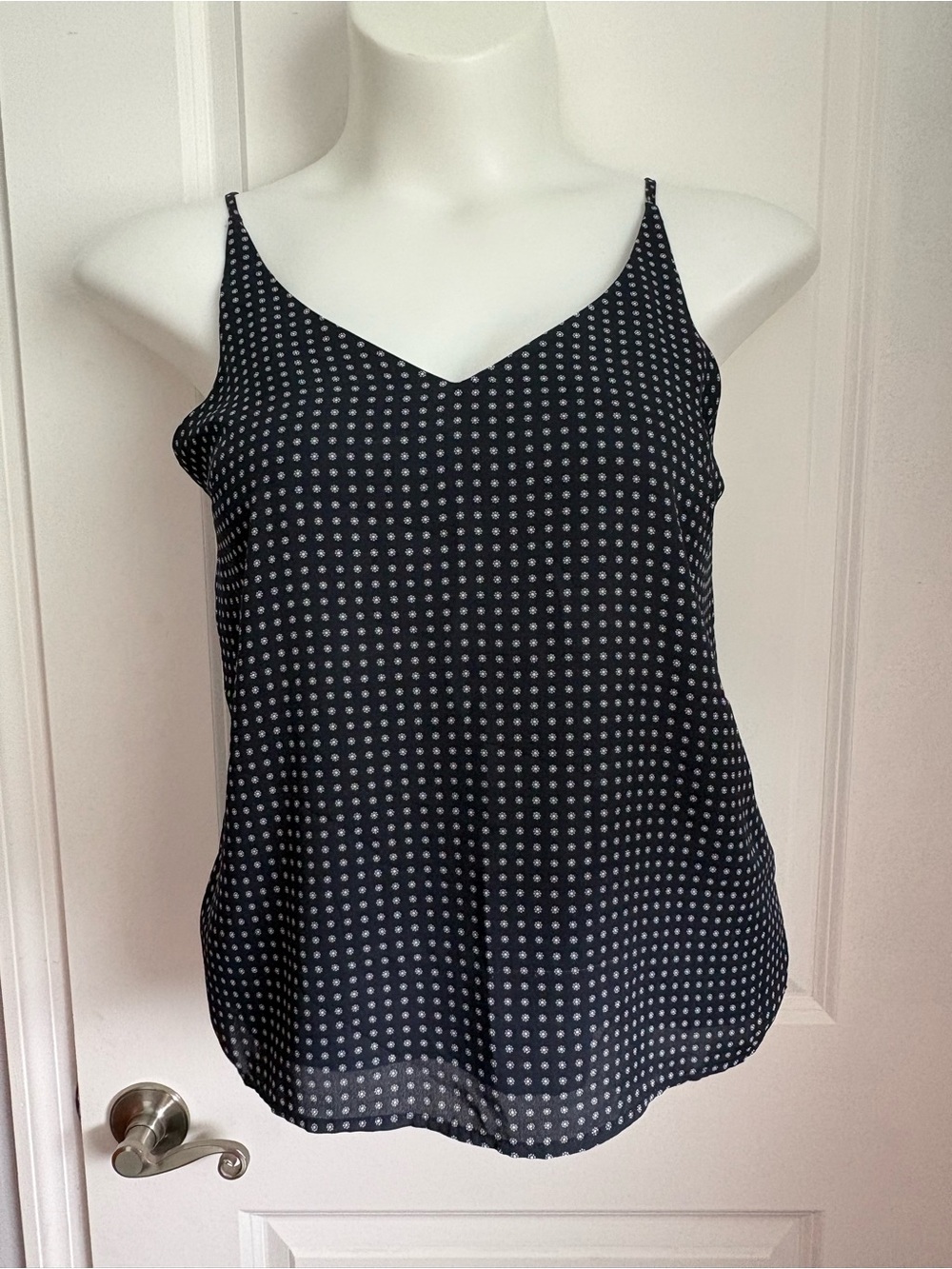 Navy Blue V-Neck Cami Top